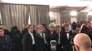 BTS RED CARPET @ GRAMMYs 2019