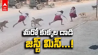 Street Dogs Attack on Girl | ఇవేం కుక్కల దాడులు బాబోయ్.. తృటిలో తప్పించుకున్న బాలిక | ABP Desam