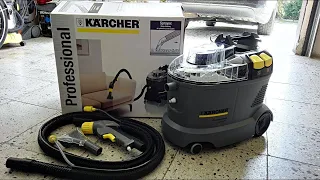 Pranie Tapicerki odkurzaczem Karcher Puzzi 8/1c