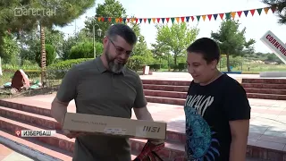 Школьнику из Луганска передали подарок от премьера Дагестана