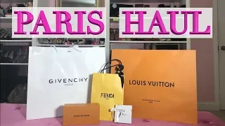 What I Bought in Paris - Louis Vuitton, Dior, Fendi Haul & Try On