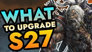 S27 WHAT TO UPGRADE? | CHALLENGE RIFT BAG - DIABLO 3 SEASON 27 GUIDE 2.7.4 - DH, WIZ, BARB & MORE!