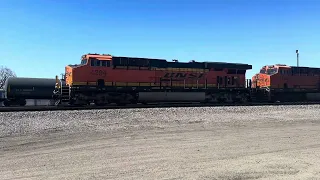 Blades on the rails. Loaded windmill blades,up duo on Bnsf  and more railfaning Bnsf staples sub.