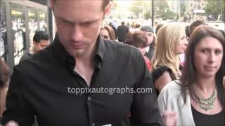 Alexander Skarsgard - Signing Autographs at 'The East' Premiere in NYC