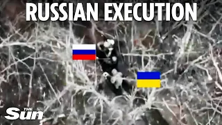 Ukraine soldiers executed in cold blood as they surrender to Russians in trench battle