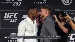 UFC 232  Jon Jones vs  Alexander Gustafsson FACE OFF