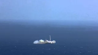 CRS 6 First Stage Landing In Reverse