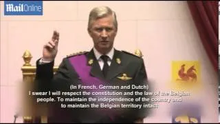 Prince Philippe sworn in as new King of Belgium