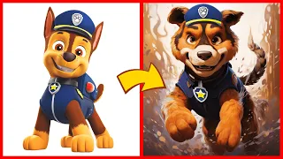PAW PATROL as TIGERS - ALL CHARACTERS 2024