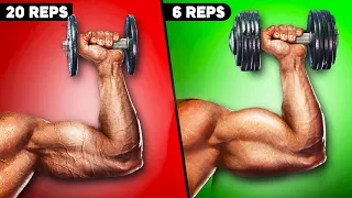 Many vs Few Repetitions to Gain Muscle? (Science Explains)