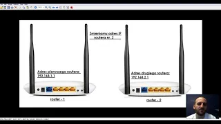 VLOG #39 - łączenie dwóch routerów TP-LINK - repeater WIFI - jako dwa punkty rozsyłajace internet