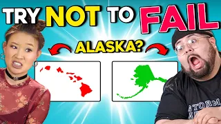 Can Americans Name All 50 States? | Try Not To Fail