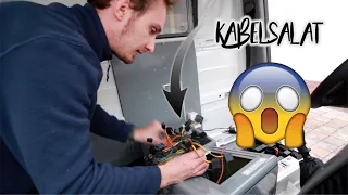 Kabelsalat - Vorbereitung der Elektrik im DIY Campervan #Krankenwagen I Folge 4 Teil 1#vanconversion