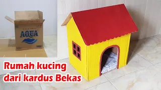 Cara Membuat Rumah Kucing Dari Kardus Bekas