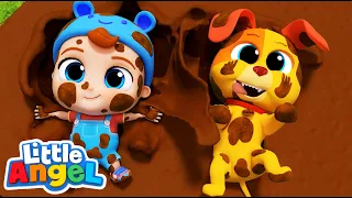 Playing in the Mud is Fun! | Playtime Songs & Nursery Rhymes by Baby John’s World