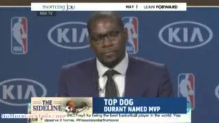 NBA MVP Kebin Durant delivers emotional and touching speech as tribute to his mom