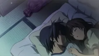 Relaxing/Sad CLANNAD Music for Sleep (Slowed, Muffled w/ Rain)