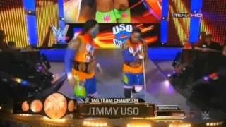 jimmy uso make his entrance without jey