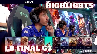 BDS vs FNC - Game 3 Highlights | Lower Final LEC Spring 2024 Playoffs | Fnatic vs Team BDS G3