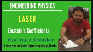 Einstein's Coefficients of LASER || Relation between Einstein's coefficients || Engineering Physics