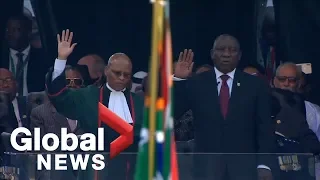 Cyril Ramaphosa sworn in as president of South Africa