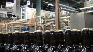 Charles Well's and Young's Brewery tour and Bottling line