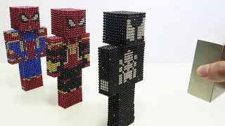 Spiderman No Way Home Vs Monster Magnets with Magnetic Balls