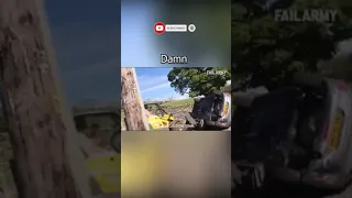 This farmer flips car that is parked in his land 😬 | REACTION | #reactiontime #shorts