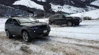 LEXUS GX 470 Vs BMW X5, JEEP WRANGLER, SUBARU, MITSUBISHI, NIVA 4X4, TOYOTA / Winter Off-Road