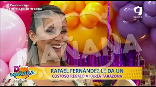 Karla Tarazona celebra su cumpleaños con gran sorpresa 2