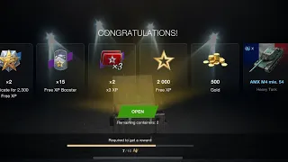 Wot Blitz crate opening Awesome Container