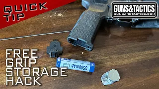 AR15 Grip Storage Quick Tip