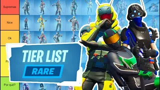 Fortnite - Tier List TODAS las Skins de 1200 Pavos (Raras)