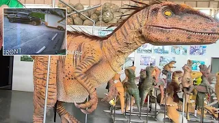 Owners of Jurassic Extreme Houston offering $1,500 reward for return of stolen dinosaurs, trailer