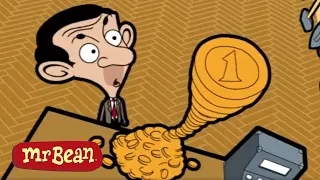 The COINS | Funny Clips | Mr Bean Cartoon Season 1 | Mr Bean Official