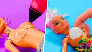 Stunning Process of Barbie Doll Transformations and Makeup Ideas 💄🌟 | Beauty Studio