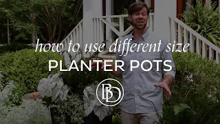 How to Use Different Size Planter Pots with Designer James Farmer & Ballard Designs