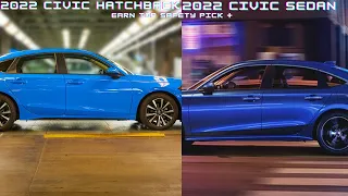 Civic Hatchback Production Begins, Civic Sedan, and Hatch Score Top Safety Pick Plus 😍