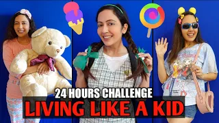 Living like a KID for 24 hours challenge 👶 *Gone Crazy* 🤪 Garima's Good Life
