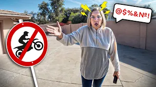Angry Neighbors HATE My Motorcycle...