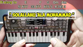 MUDAH HANYA 2 BAIT | BELAJAR LAGU SOLALLAHU 'ALA MUHAMMAD | Tutorial Pemula