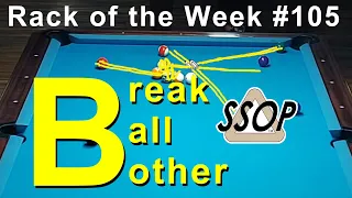 Rack of the Week 105, Straight Pool Instruction