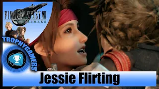 Final Fantasy 7 Remake - Jessie Flirting with Cloud Scenes