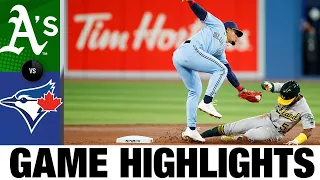 A's vs. Blue Jays Game Highlights (4/17/22) | MLB Highlights