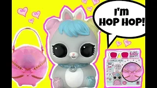 LOOK It's HOP HOP ! Cutest Big Mom Bunny EVER + BABIES Too! LOL Surprise BIGGIE Pet 🐰EYE SPY Series