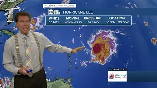 Tracking the Tropics | Hurricane Lee expected to pass Leeward Islands this weekend