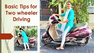 Two Wheeler driving for beginners | How to Learn Two Wheeler driving in Tamil | JasmineJohn Vlogs