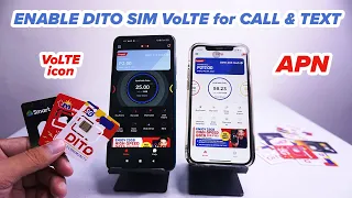 HOW TO ENABLE DITO SIM VoLTE for CALL & TEXT