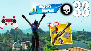 33 Elimination Solo Vs Squads Season Record "Zero Build" Gameplay Win (Fortnite OG)