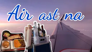 Air astana 4-star airline from Kazakhstan Bangkok to Istanbul | Tbilisi to Bangkok economy class